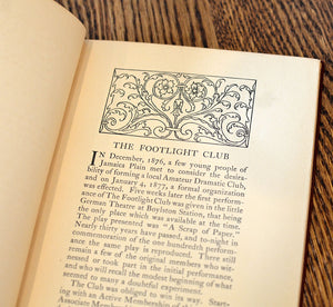 [Bruce Rogers] The Footlight Club; One Hundredth Performance