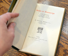 Load image into Gallery viewer, [Fine Binding | Monastery Hill Bindery | Large Paper Copy] Books in Manuscript
