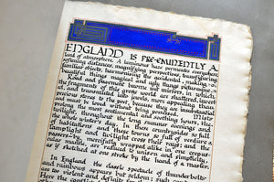 [Mildred Ratcliffe] Album of original illuminated initials, designs, leaves, and miniatures