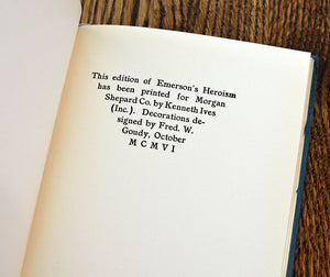 [Frederic Goudy] Heroism