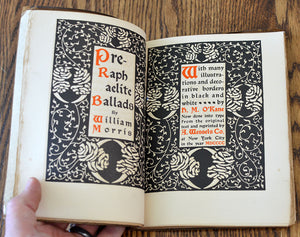 [H.M. O'Kane | Pyrography Binding] Pre-Raphaelite Ballads