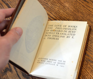 [Fine Binding | Bumpus] The Philobiblon of Richard de Bury