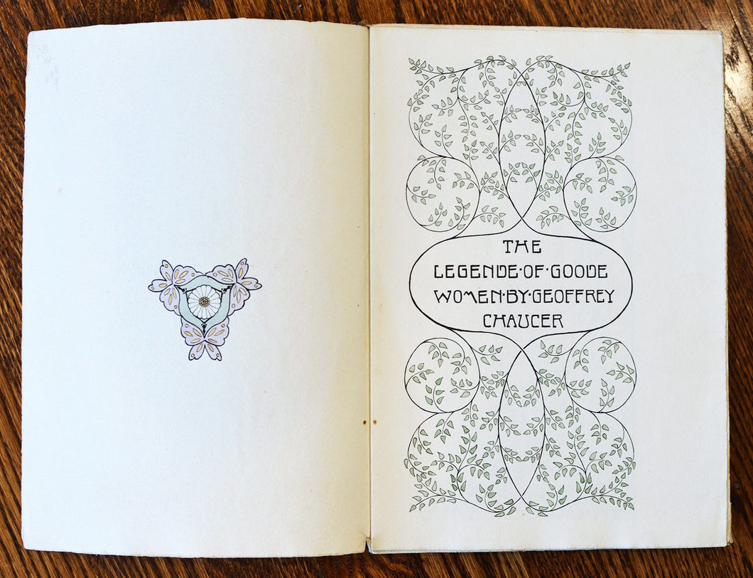 [Art Nouveau Manuscript] The Legende of Goode Women