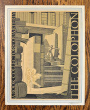 Load image into Gallery viewer, [Thomas Maitland Cleland | Signed] Proof Cover of &quot;The Colophon&quot; Part Six (1931)

