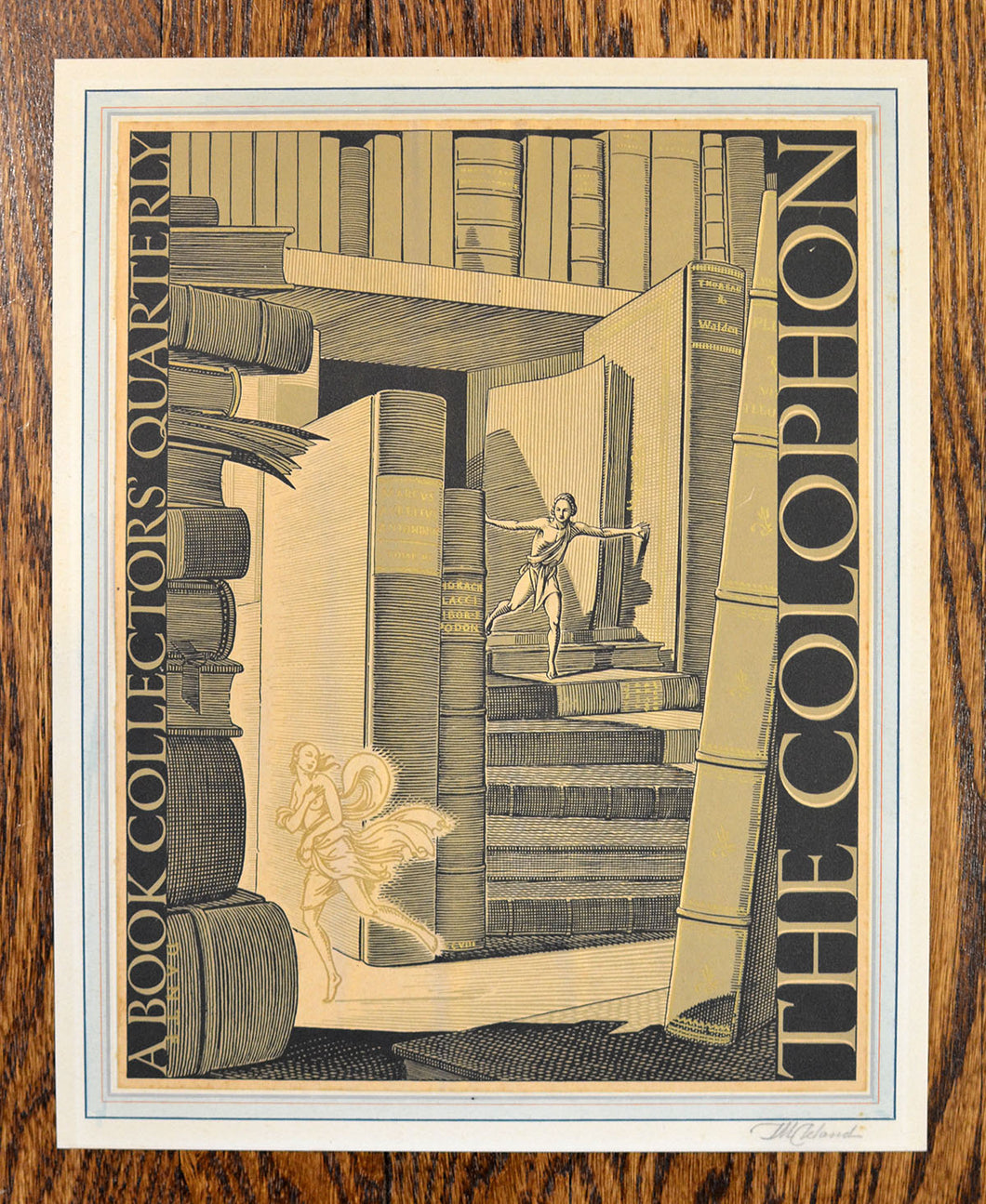 [Thomas Maitland Cleland | Signed] Proof Cover of 