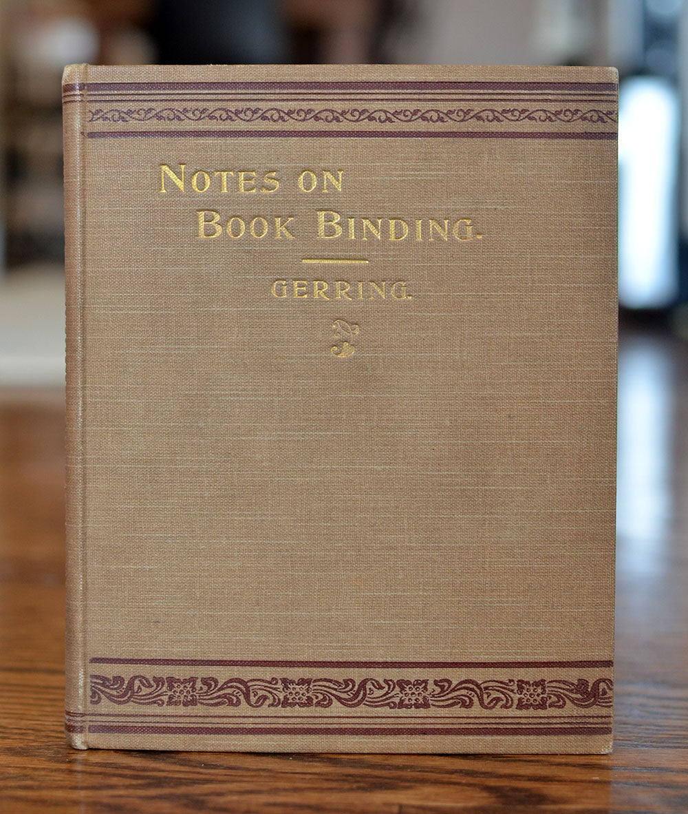 [Limited to 100 Copies] Notes on Book Binding
