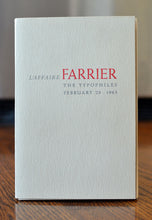 Load image into Gallery viewer, [Typophiles] L&#39;Affaire Farrier
