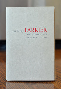 [Typophiles] L'Affaire Farrier