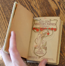 Load image into Gallery viewer, [Fine Binding | Painted Vellum] Les Cent Meilleurs Poemes
