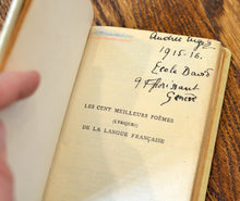 Load image into Gallery viewer, [Fine Binding | Painted Vellum] Les Cent Meilleurs Poemes
