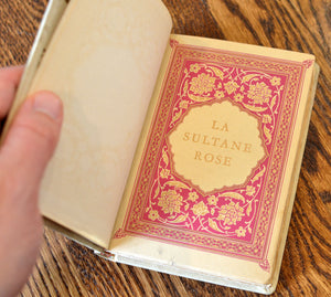 [Fine Binding | Painted Vellum] La Sultane Rose