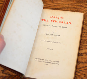 [Fine Binding | Arts & Crafts] Marius the Epicurean