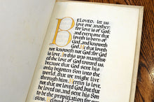 Load image into Gallery viewer, [Illuminated Manuscript on Vellum] 1 John 4:7-21
