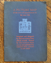 Load image into Gallery viewer, [Bernard Sleigh] A Picture Map of the City of Birmingham in the Year 1730

