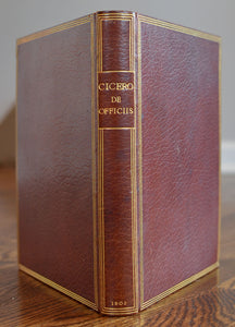 [Fine Binding] Cicero de Officiis