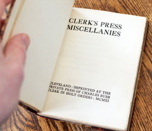 Load image into Gallery viewer, [Clerk's Press] Clerk's Press Miscellanies
