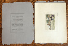 Load image into Gallery viewer, [Limited to 18 Copies | Portfolio of 12 Etchings] In Old New York
