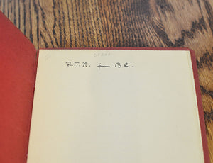 [Bruce Rogers | Inscribed] On Friendship