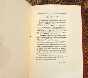 [Bruce Rogers | Inscribed] On Friendship