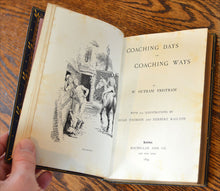 Load image into Gallery viewer, [Fine Binding | Zaehnsdorf] Coaching Days and Coaching Ways
