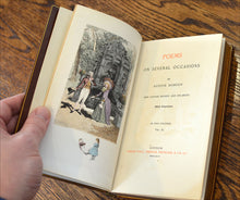 Load image into Gallery viewer, [Fine Binding | The Hampstead Bindery | Hand Colored by Gloria Cardew] Poems on Several Occasions
