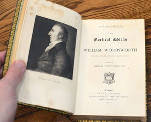[Fine Binding | W.H. Smith] The Poetical Works of William Wordsworth