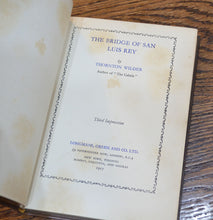Load image into Gallery viewer, [Arts &amp; Crafts Binding] The Bridge of San Luis Rey
