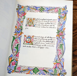 [Illuminated Arts & Crafts Manuscript in Folio] A Collection of Thoughts