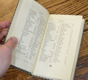 [Merrymount Press] Bigelow, Timothy, editor. A Book of Beverages, Being Recipes Secured from Those Housewives Most Notable for Their Skill in the Preparation of Choice and Delectable Beverages for Winter Nights and Summer Noons.