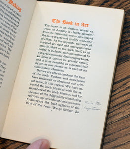 [Private Press | Rowfant Club] About Book Making