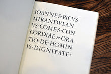 Load image into Gallery viewer, [Anvil Press] Oratio de Hominis Dignitate
