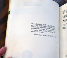 Load image into Gallery viewer, [Printed on Vellum] The Thoughts of the Emperor Marcus Aurelius Antonius
