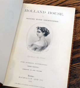 [Fine Binding | Lucien Broca] Holland House