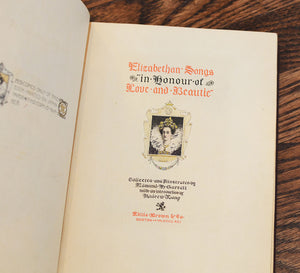 [Fine Binding | Taffin] Elizabethan Songs in Honour of Love and Beautie