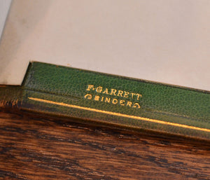 [Fine Binding | Frank Garrett] Illuminated Address on Vellum