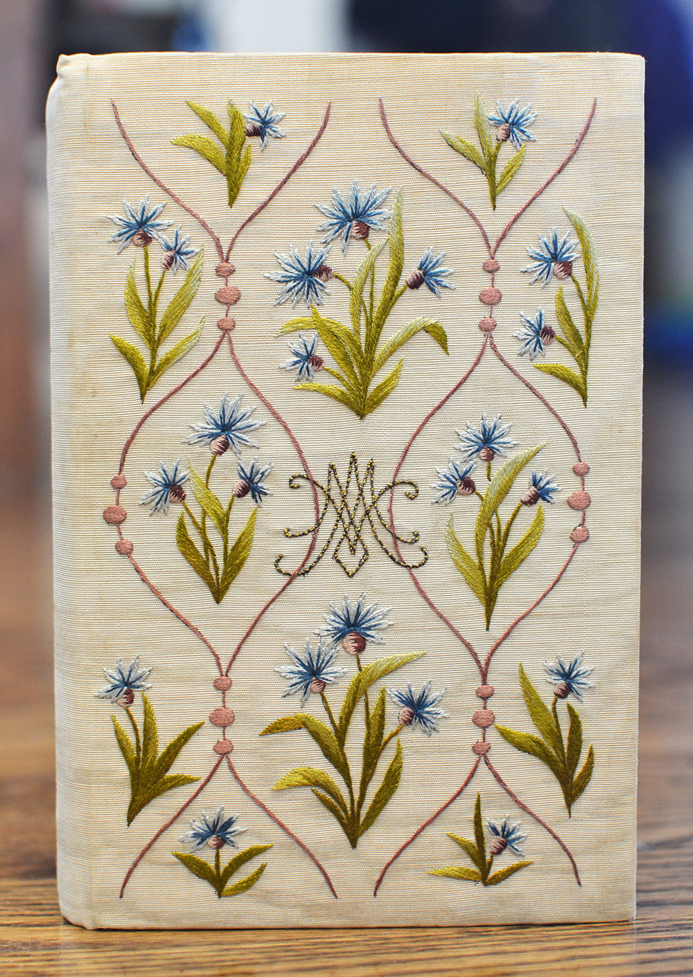 [Embroidered Binding | Ellen Evershed] Memoirs of Marie Antoinette