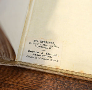 [Embroidered Binding | Ellen Evershed] Memoirs of Marie Antoinette
