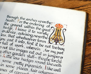 [Illuminated Manuscript] On Gardens