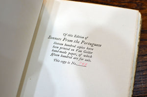 [Hand Colored | Paul Elder] Sonnets from the Portuguese