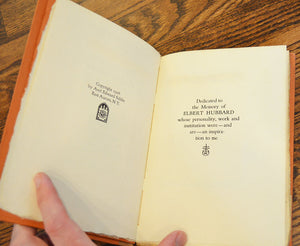 Sahlin, Axel Edw. Typographic Expressions: Something of Roycroft Principles and Methods [together with] six Christmas greetings booklets printed by Sahlin, 1940-1960.