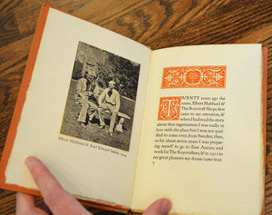 Sahlin, Axel Edw. Typographic Expressions: Something of Roycroft Principles and Methods [together with] six Christmas greetings booklets printed by Sahlin, 1940-1960.