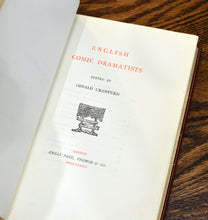 Load image into Gallery viewer, [Fine Binding | Zaehnsdorf] English Comic Dramatists
