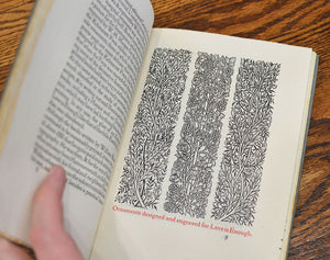[Kelmscott Press] A Note by William Morris on His Aims in Founding the Kelmscott Press