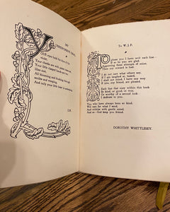 [Arts & Crafts Printing] Whittlesey, Dorothy. A Posy of Poems.